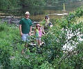 french river from hodges dam to webster aug 6 06 - kell klea chris beginning